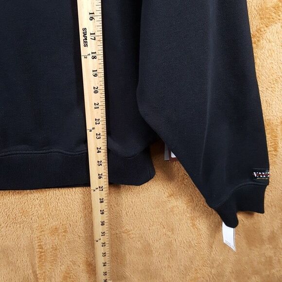 VAYDER Sweatshirt Mens Small Black Pullover Crew Lion Luxury Premium MULLER $310 - Picture 7 of 8
